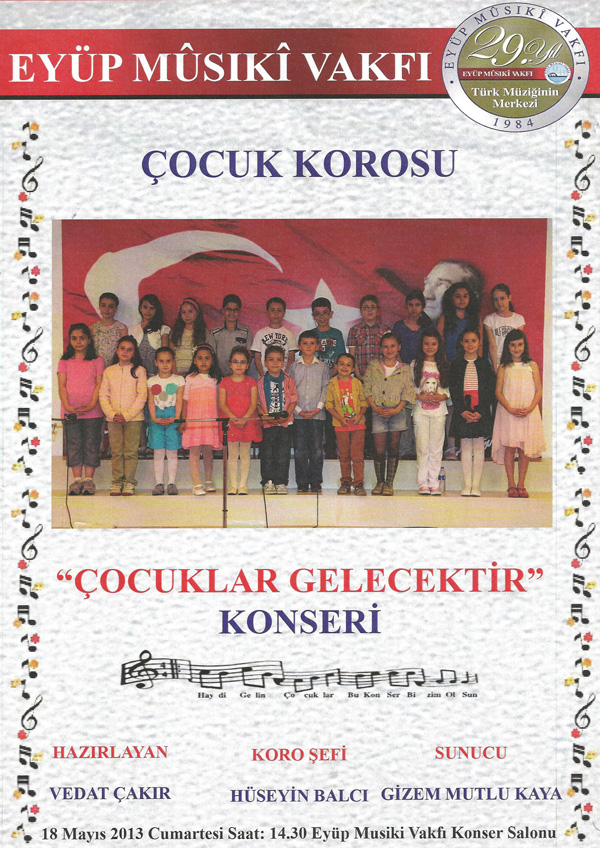 Çocuk Korosu Konseri “Çocuklar Gelecektir” Konseri