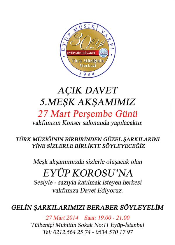 5. Meşk Akşamı